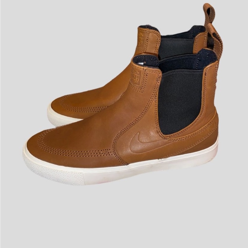 Nike SB Zoom Stefan Janoski Slip Mid RM British Tan Sz 6